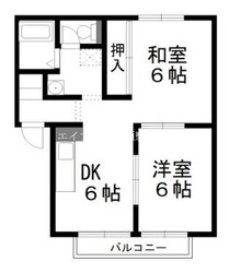 パークサイドよこおBの物件間取画像